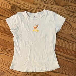 Beige T-Shirt with Deer Graphic by Future State